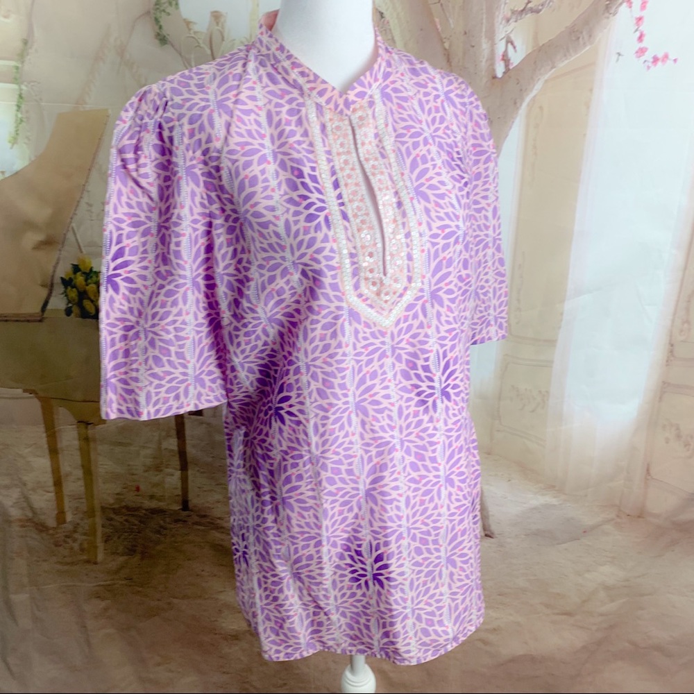 NEW Robert Graham Floral Promise Blouse - Picture 4 of 11